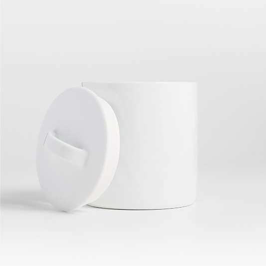 Mercer White Porcelain Canisters