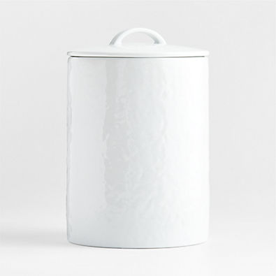 View Mercer White Porcelain Extra-Large Canister details