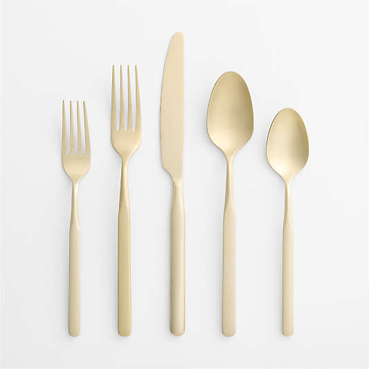 Mercer Champagne Flatware Sets