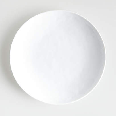 Mercer White Round Ceramic Dinner Plates, Set of 8 + Reviews