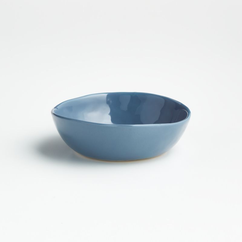 Mercer Denim Blue Porcelain Mini Bowls, Set of 8