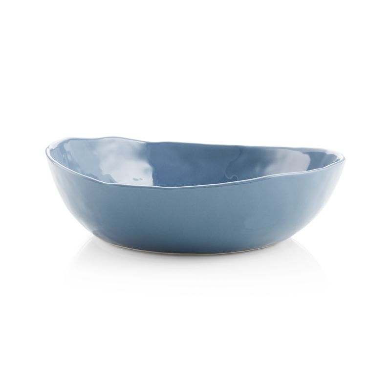 Mercer Denim Blue Porcelain Low Bowl - image 7 of 11