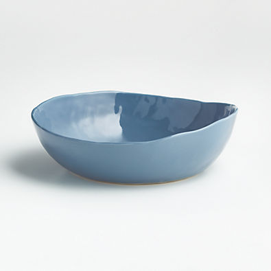 View Mercer Denim Blue Porcelain Low Bowl details