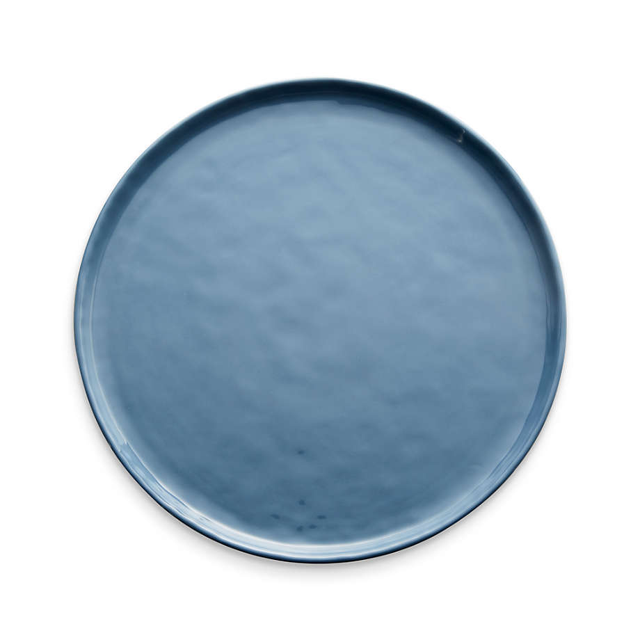 Mercer Denim Blue Round Porcelain Dinner Plate