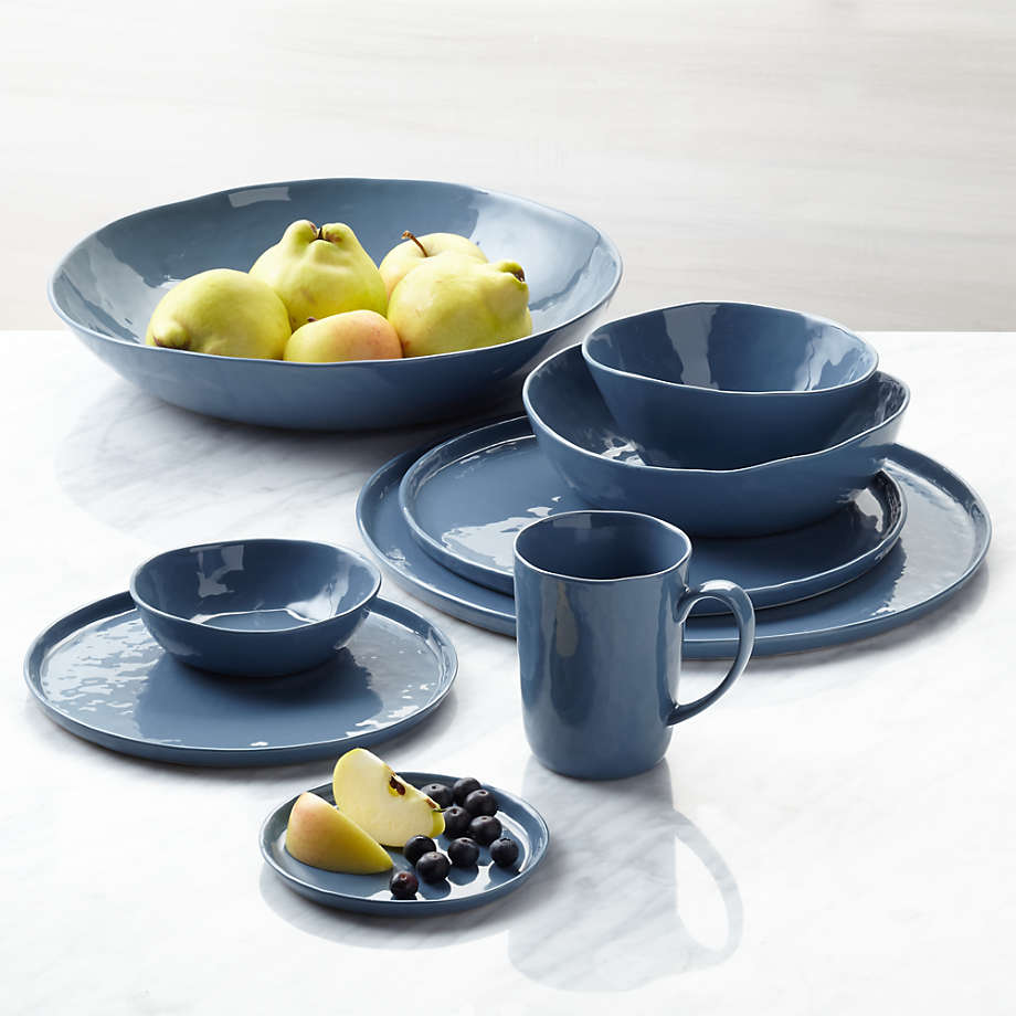 Mercer Denim Blue Ceramic Cereal Bowls, Set of 8 + Reviews