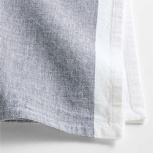 Mercer Deep Indigo Organic Cotton Dinner Napkin