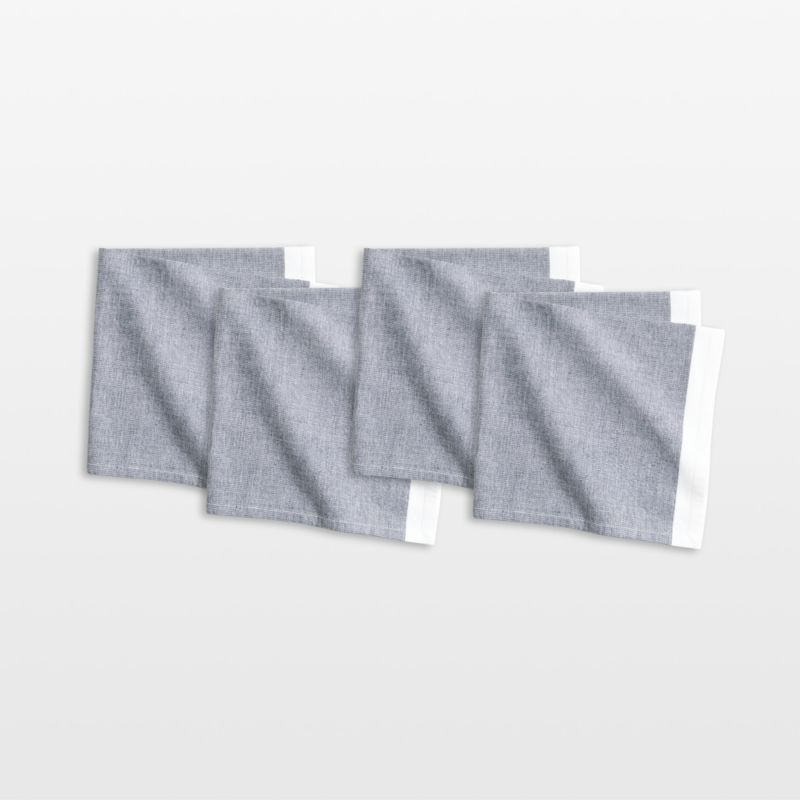 Mercer Deep Indigo Organic Cotton Dinner Napkins, Set of 4 - image 0 of 7