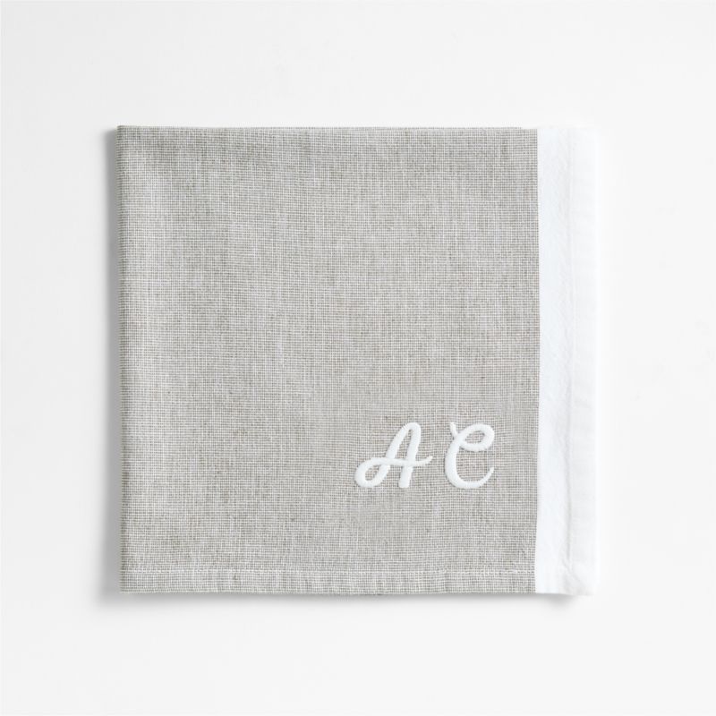 Mercer Desert Green Organic Cotton Dinner Napkin - image 4 of 6