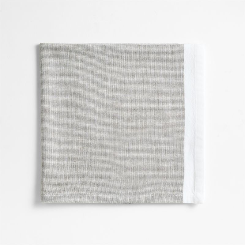 Mercer Desert Green Organic Cotton Dinner Napkin - image 3 of 6