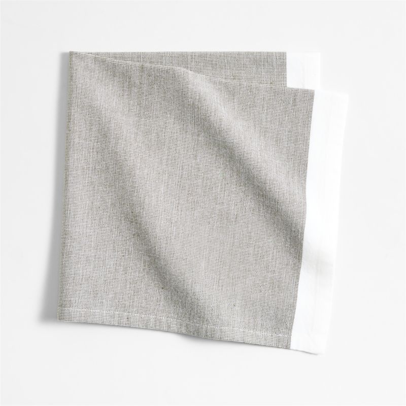 Mercer Desert Green Organic Cotton Dinner Napkin - image 0 of 6