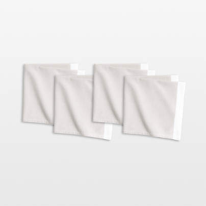 Mercer Natural Organic Cotton Dinner Napkins, Set of 4