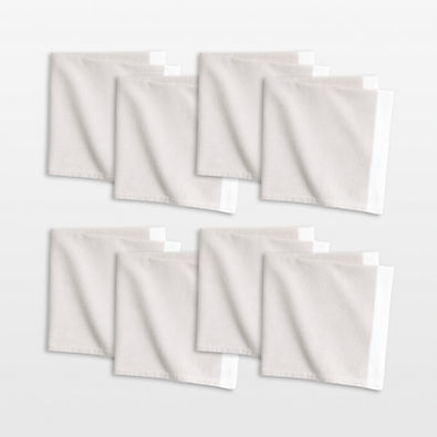 View Mercer Natural Organic Cotton Dinner Napkins, Set of 8 details