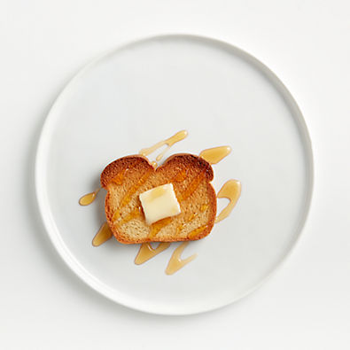 View Mercer White Round Porcelain Dinner Plate details