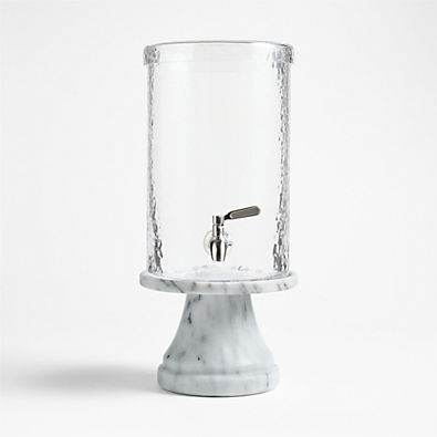 View Mercer 1.5-Gallon Drink Dispenser with French Kitchen Marble Stand Set details