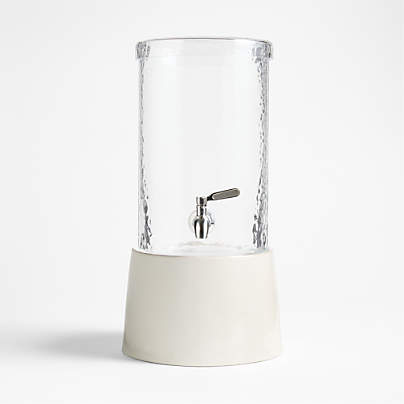 Mercer 1.5-Gallon Drink Dispenser and Marin Stand Set