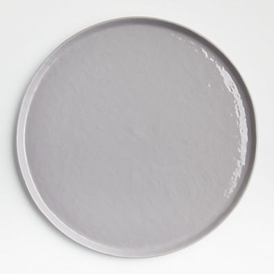 View Mercer Grey Round Porcelain Platter details