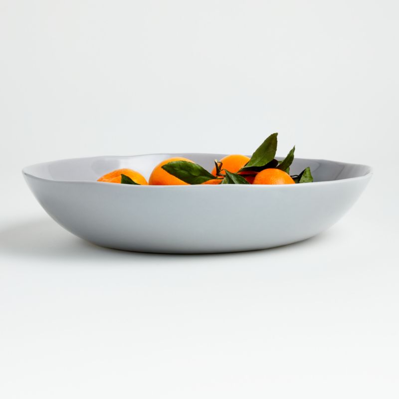 Mercer Grey Porcelain Serving Bowl