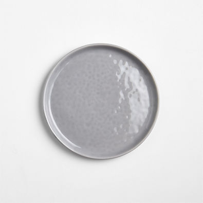 View Mercer Grey Round Stoneware Appetizer Plate details