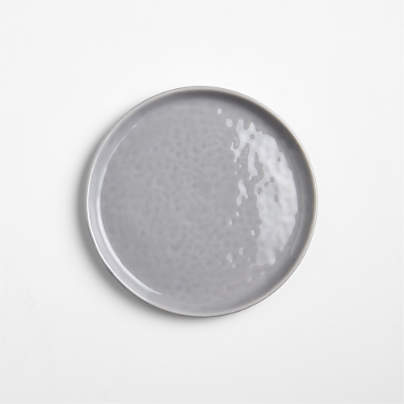 Mercer Grey Round Stoneware Appetizer Plate