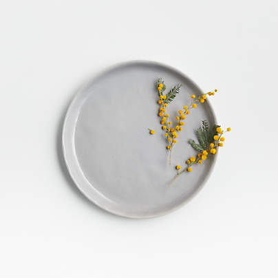 Mercer Grey Round Porcelain Appetizer Plate