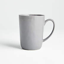 Mercer Grey Ceramic Mug + Reviews | Crate & Barrel