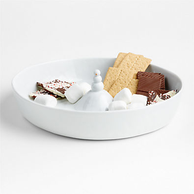 View Mercer Holiday Snowman Party Bowl details