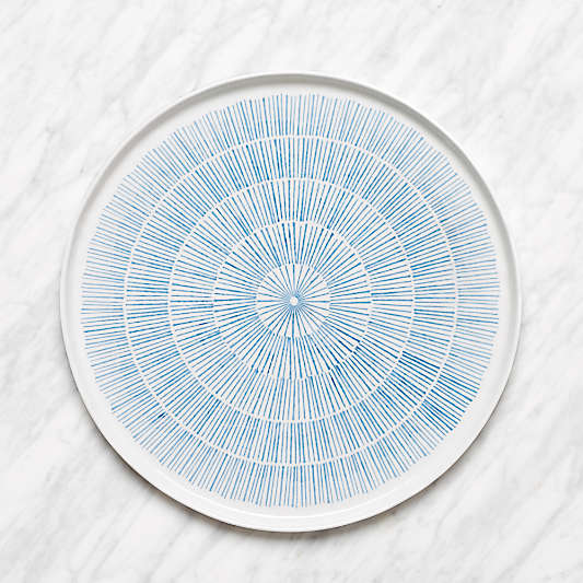 Mercer Lines Round Platter