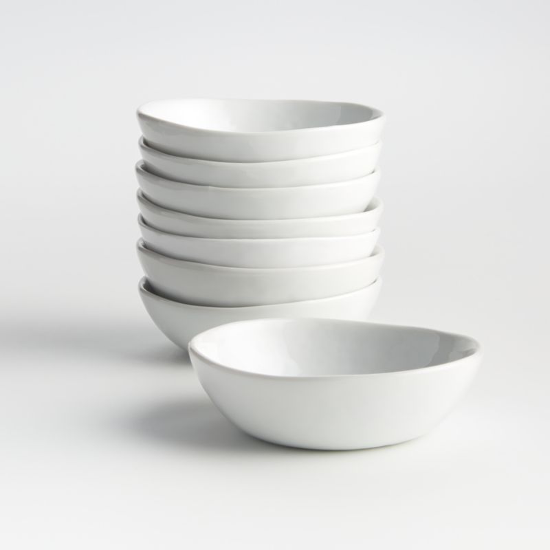 Viewing product image Mercer White Porcelain 5" Mini Bowls, Set of 8 - image 1 of 9