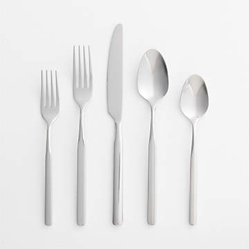Mix Mirror 20-Piece Flatware Set + Reviews | Crate & Barrel
