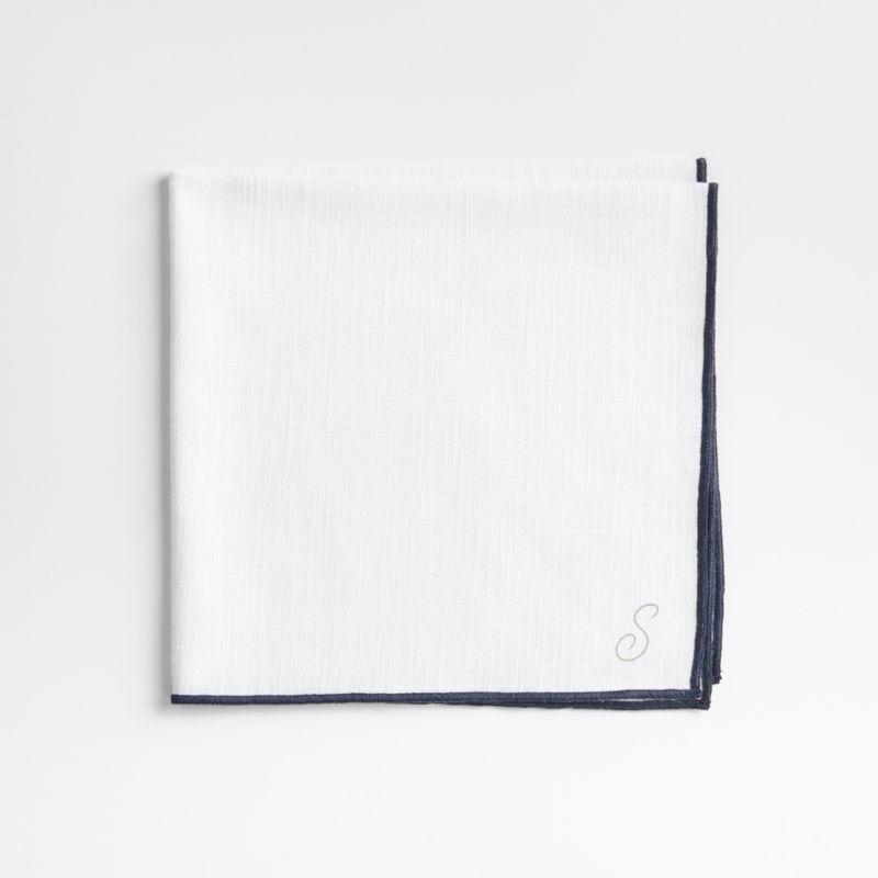 Merrow Stitch Deep Indigo Organic Cotton Napkin - image 3 of 5