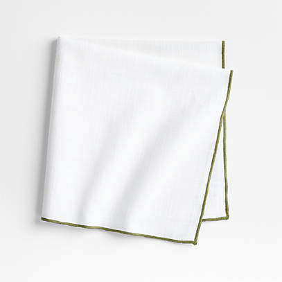 Aspen Crisp White Organic Cotton Napkin, Set of 4 + Reviews