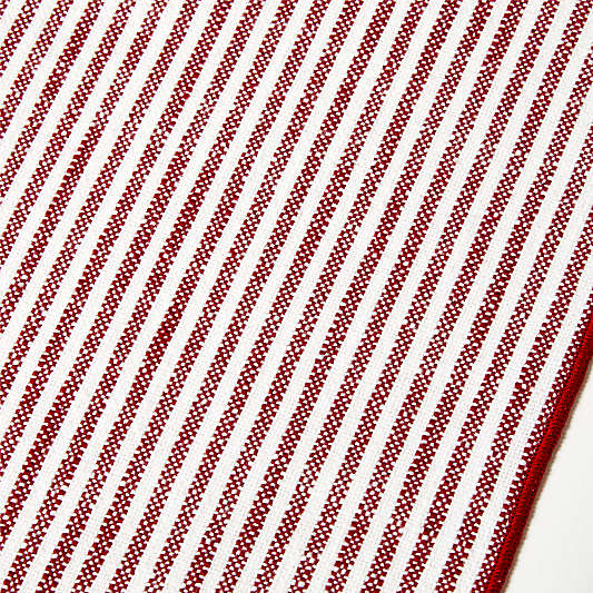 Mercer Merrow-Stitch Red Stripe Runner