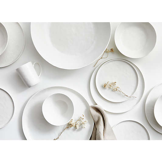 Mercer Matte White Porcelain Round Platter