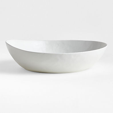 View Mercer Matte White Porcelain Serving Bowl details