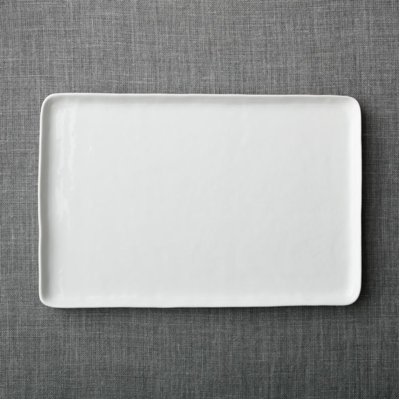 Mercer White Rectangle Porcelain Platter - image 7 of 11