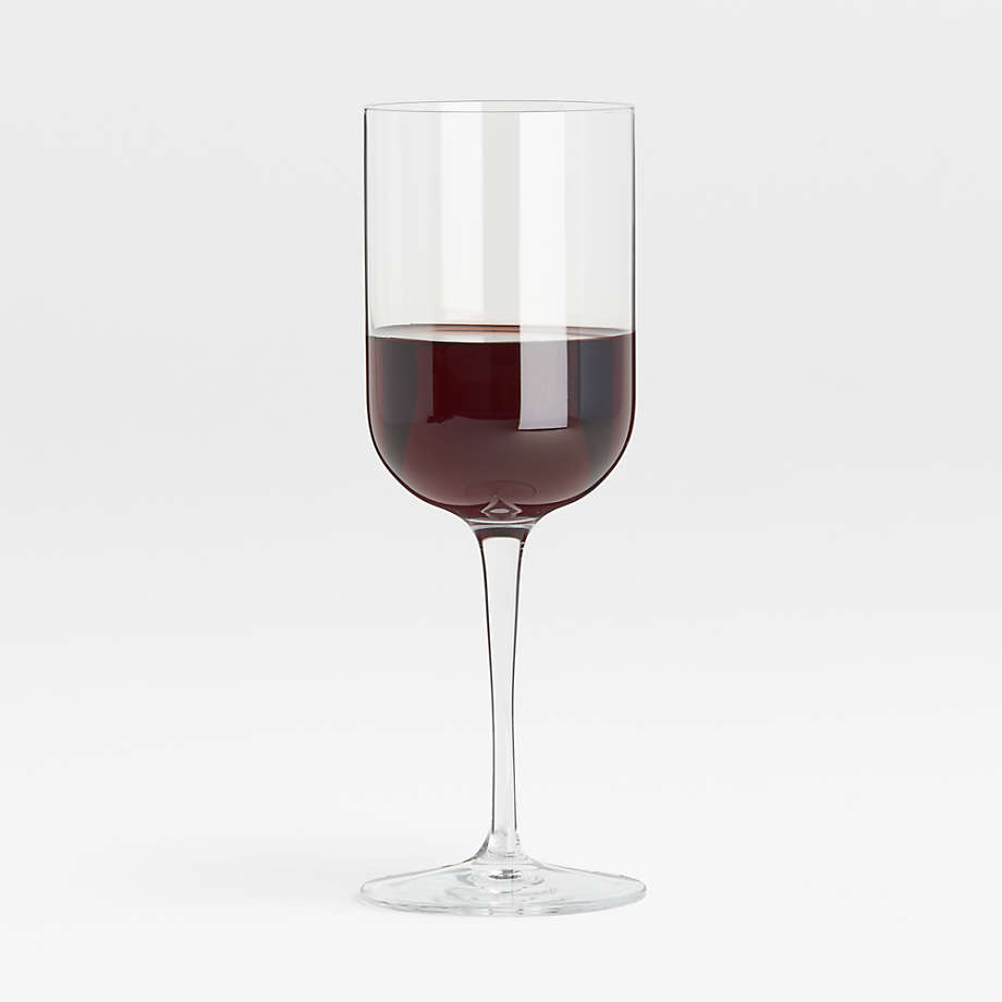 Camille 23-Oz. Long-Stem Wine Glass - Red + Reviews, Crate & Barrel