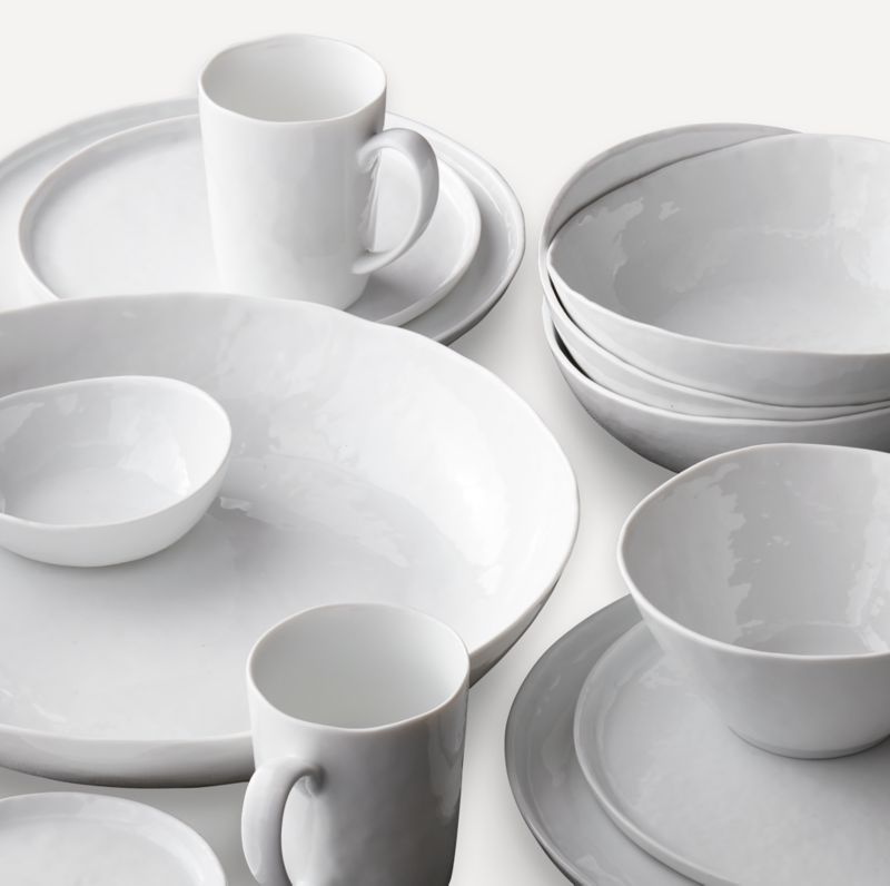 Mercer White Porcelain Mini Bowls, Set of 8