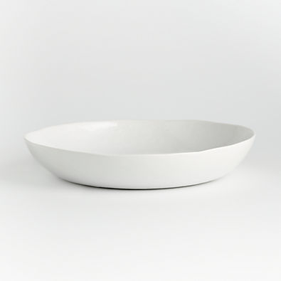 View Mercer White Porcelain Serving Bowl details