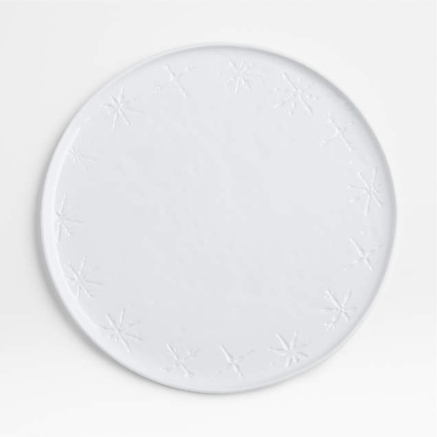 Snowflake Wren Salad Plate + Reviews Crate & Barrel