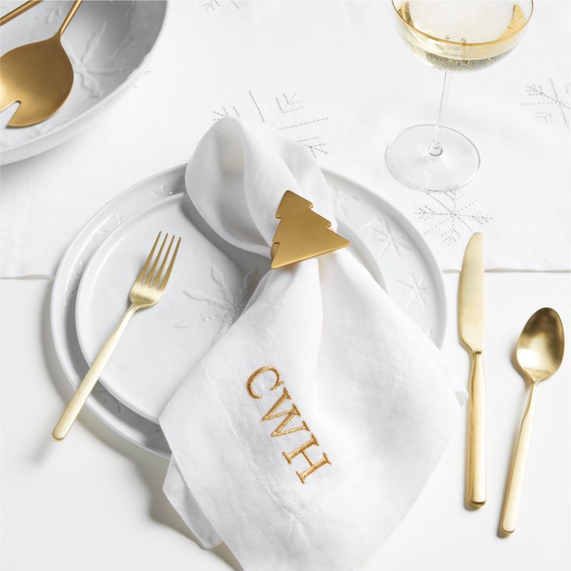 Marin White EUROPEAN FLAX ™-Certified Linen Napkin