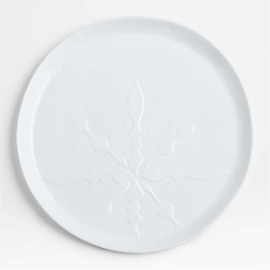 Mercer Snowflake Porcelain Platter