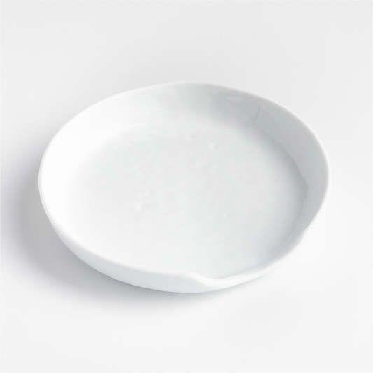 Mercer White Porcelain Spoon Rest