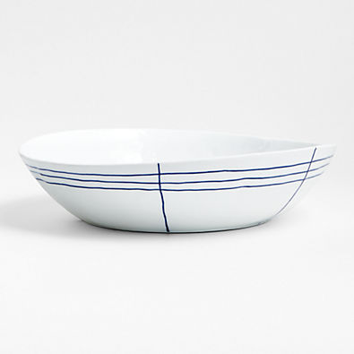 View Mercer Stripe Low Serve Bowl details