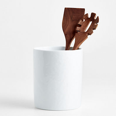 View Mercer White Porcelain Utensil Holder details
