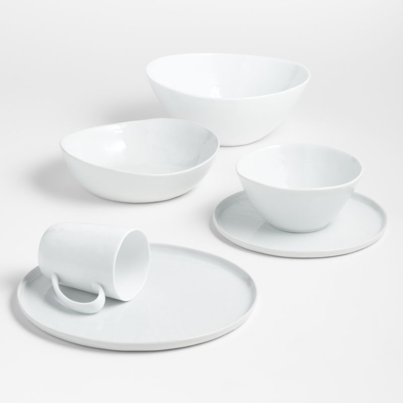 Mercer White Porcelain Meal Bowl