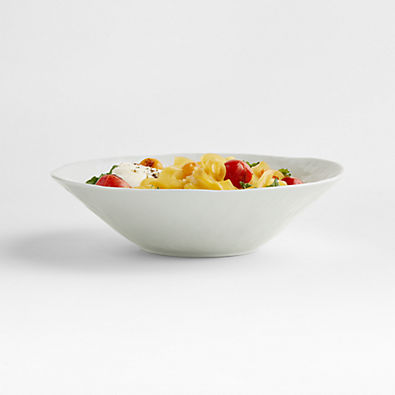 View Mercer White Porcelain Pasta Bowl details