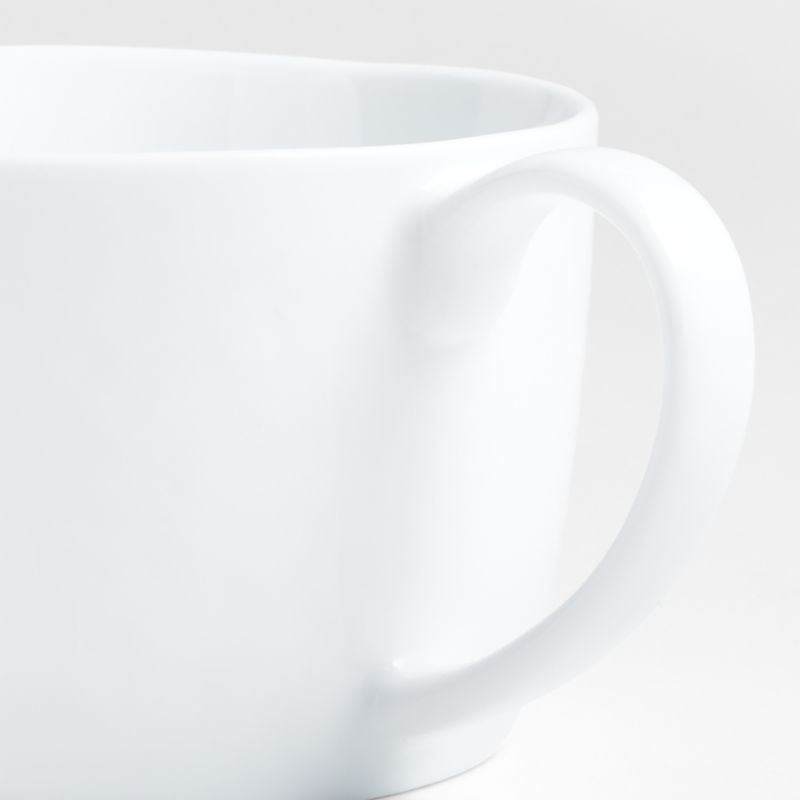 Mercer White Porcelain Jumbo Mug