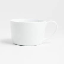 Mercer White Ceramic Jumbo Soup Crock Mug + Reviews | Crate & Barrel