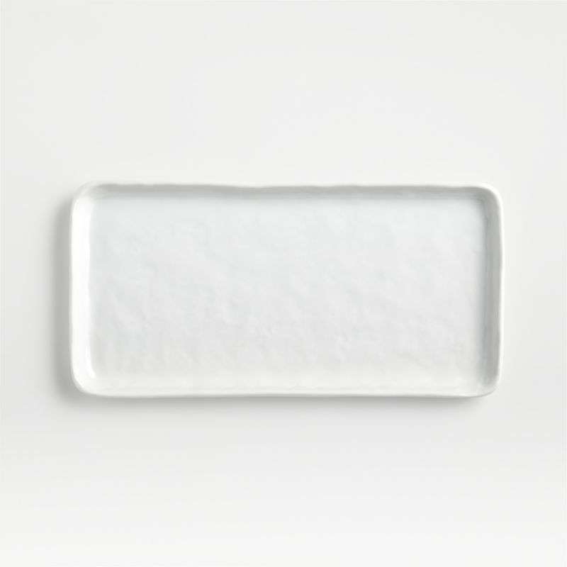 Mercer White Rectangular Porcelain Plate - image 0 of 9