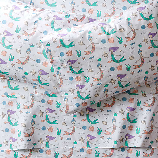 Organic Sea Life Full Sheet Set